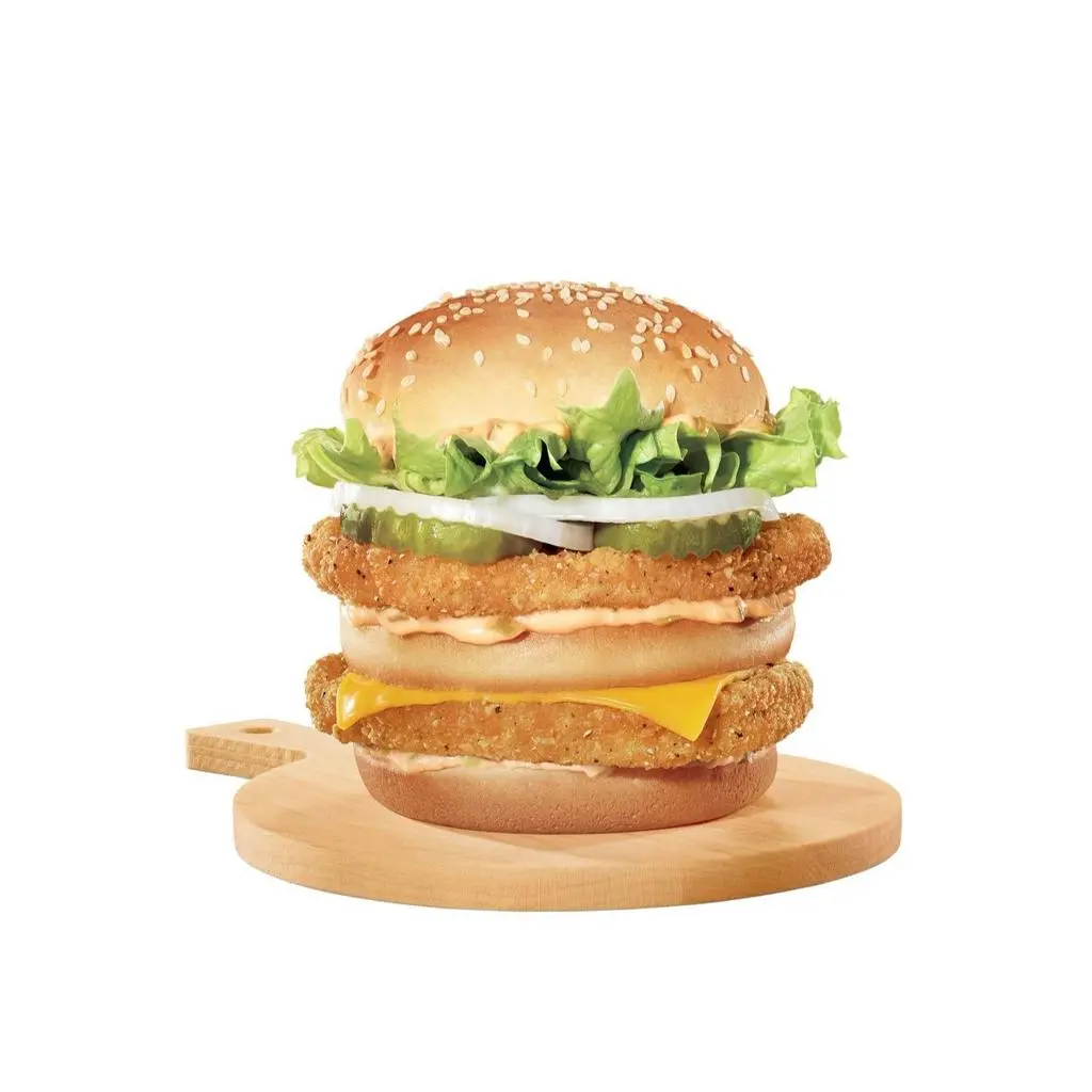 Grilled Chicken Burger - Double Sandwich